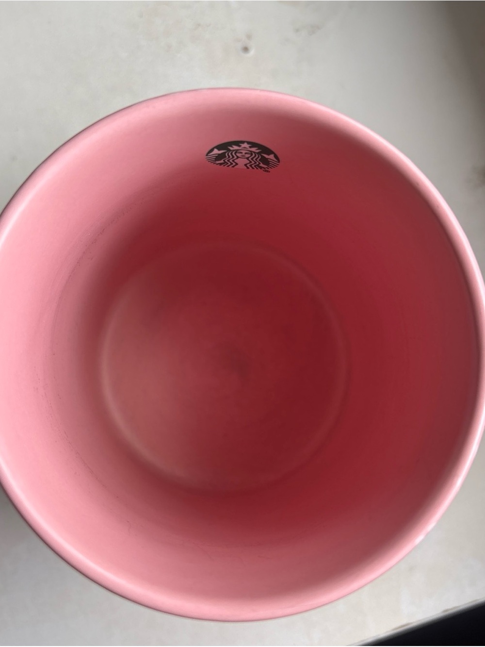 2019 - Starbucks Pink Speckle Pattern Ceramic Mug - Picture 2 of 6